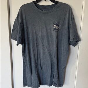 Casual Gray Tee with Logo